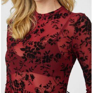 Guess Mesh Lace Bodysuit